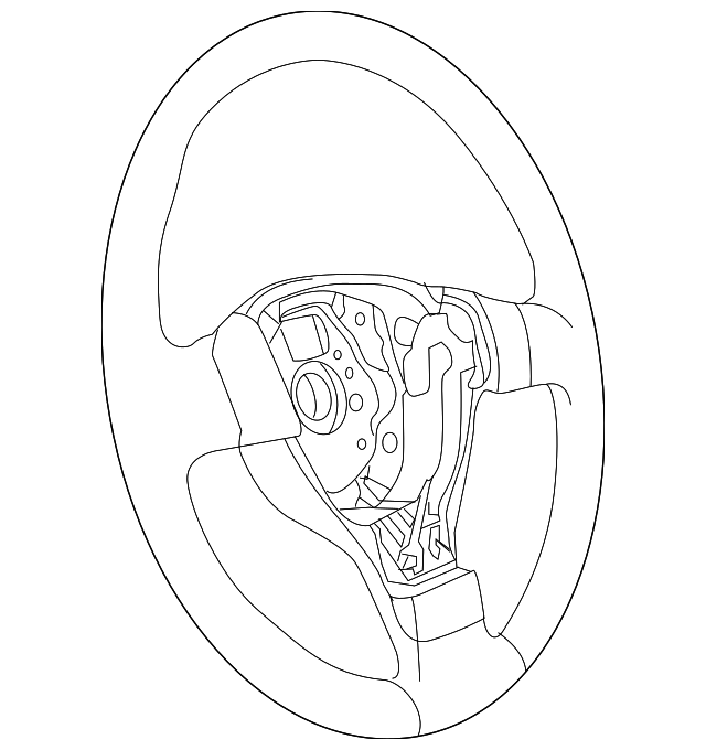 Steering Wheel (Unpainted) 5c0419091dfgru