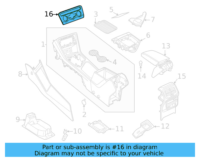 Trim 2GJ-820-073-1QB - View 2