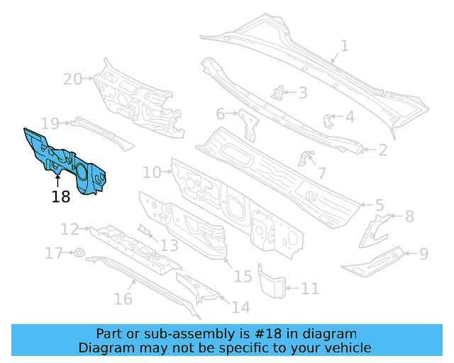 Sound Absorber 5Q1-863-353-L - View 4