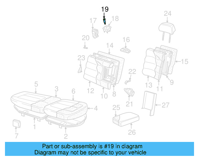 Armrest Pad Trim 3B0885943DQ70 - View 18