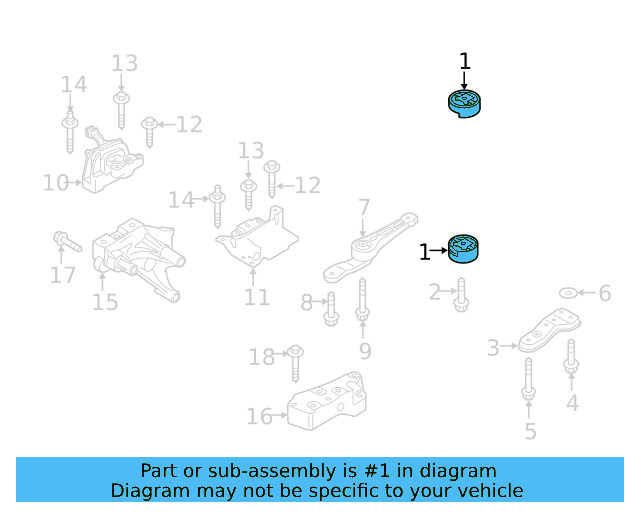 Bushings 5Q0-199-868-J - View 4