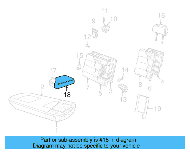 Armrest Pad Cover 3B0-885-851-A-6EL
