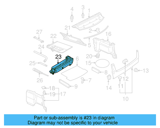 Jack Assembly 8L0-011-031-A - View 22