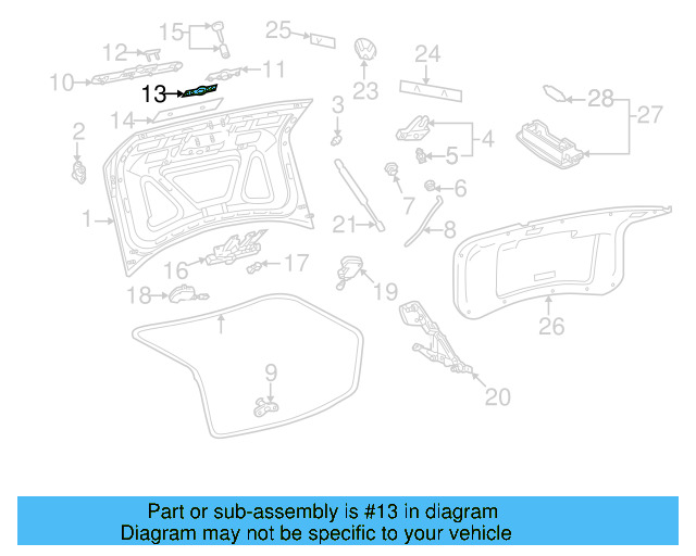 Gasket 3B0-827-965 - View 3