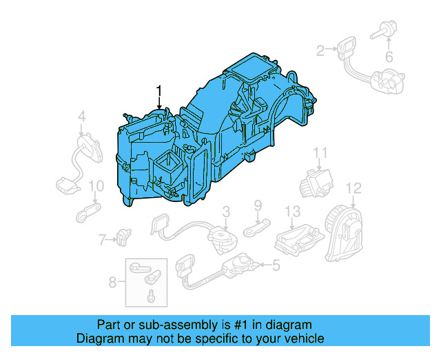 Evaporator Assembly 1J1-820-007-B