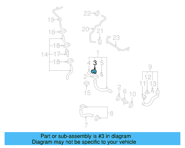 Lower Coupling 1K0-122-291-L - View 13