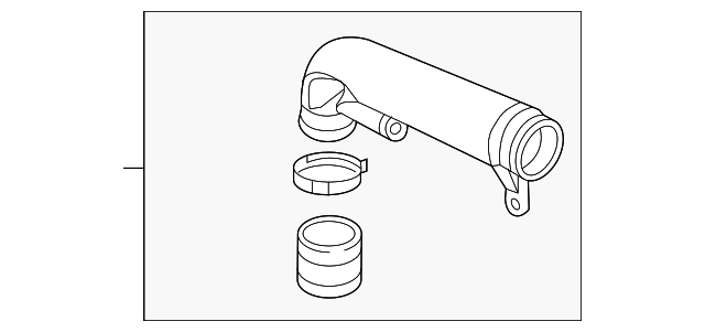 Engine Air Intake Hose 1K0-129-627-C - View 4