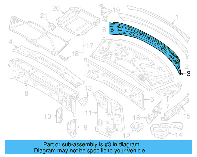 Lower Panel 5C3-813-359-B - View 5