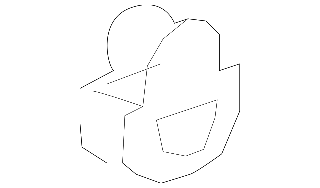 Trunk Trim Panel Bracket 3C9-867-160-2ZZ - View 2