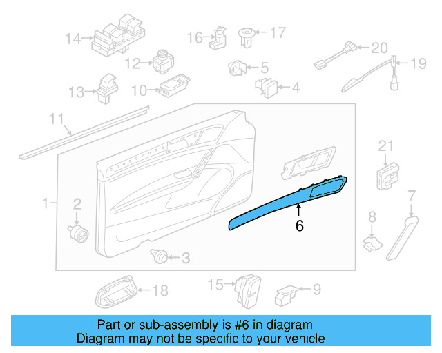 Trim Molding 5G4-858-065-B-CSJ - View 4