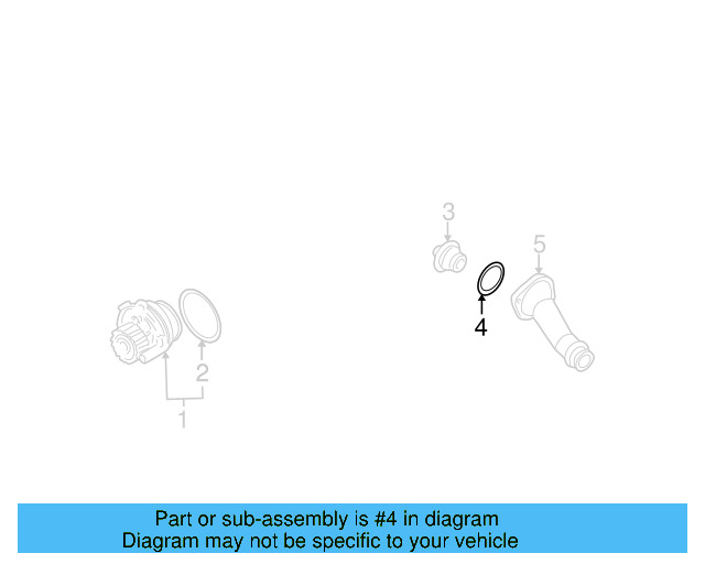 Thermostat Seal 26121119 - View 3