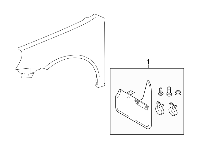 Splash Guards 5K0-075-111 - View 7