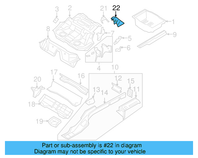 Center Mount Cover 3C5-885-387-1BS - View 5