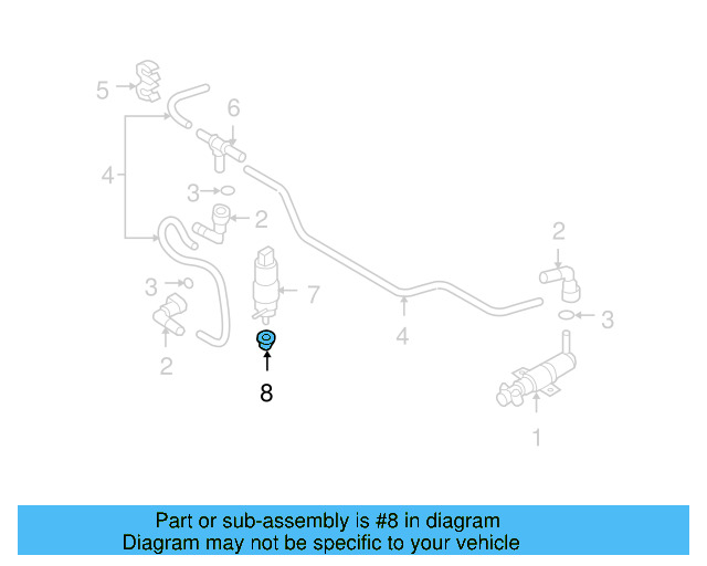 Washer Pump Seal 431-955-465-A - View 56