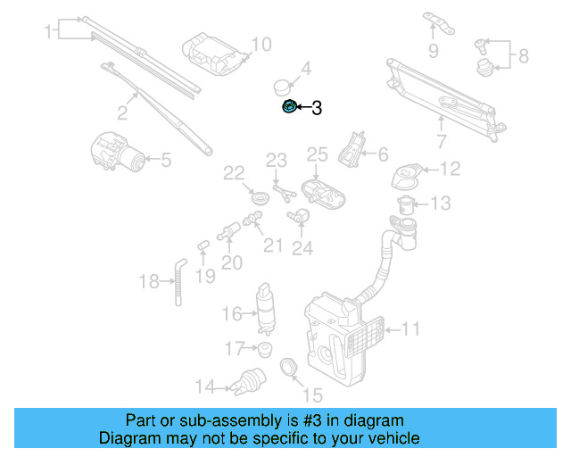 Washer Pump Seal 431-955-465-A - View 22
