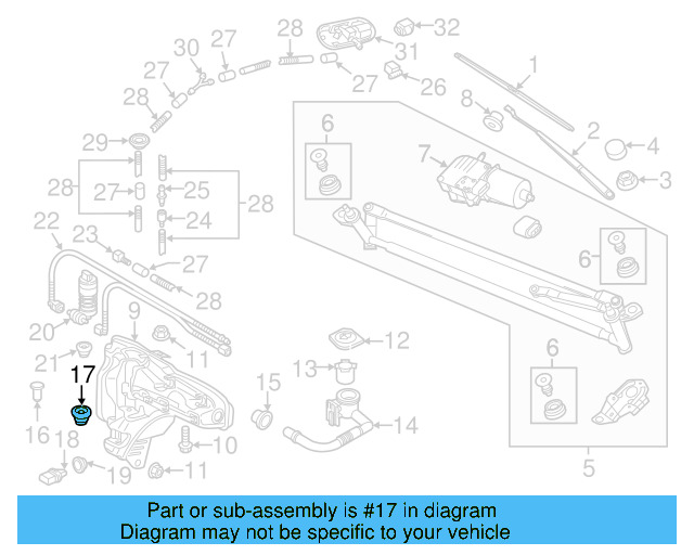 Washer Pump Seal 431-955-465-A - View 23