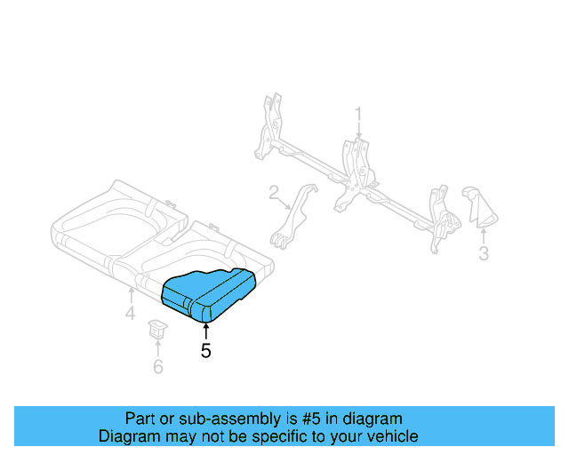 Seat Cushion Pad 5C5-881-375-C - View 4