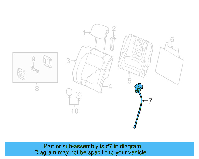 Release Handle 1K8-885-681-B-PX7 - View 4