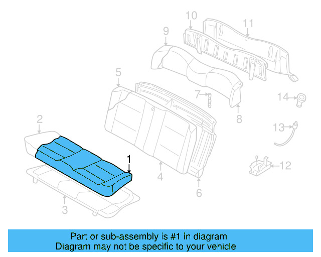 Seat Cover 1EM-885-405-B-FVX - View 3