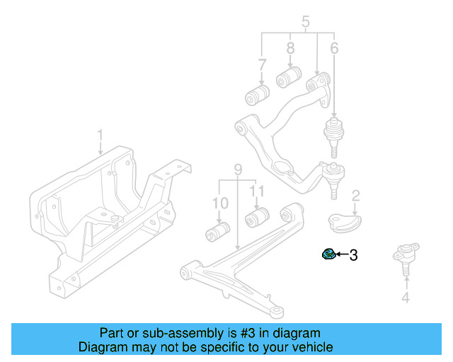 Bushing Washer 701-407-137 - View 3
