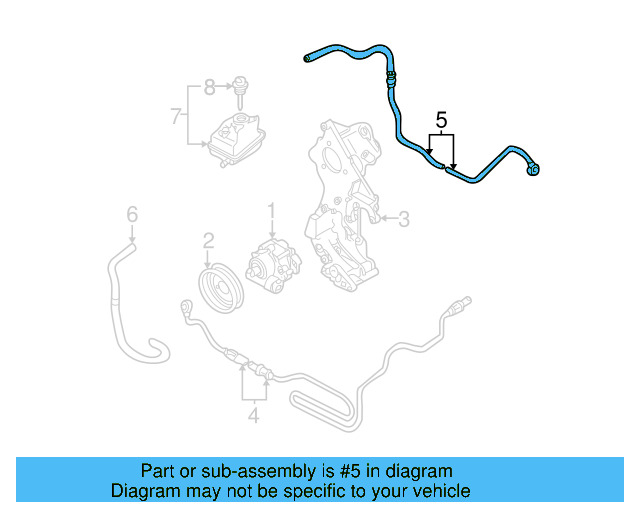 Return Hose 1J1-422-891-T - View 6