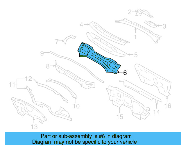 Cowl Panel 1K0-805-422-C - View 29