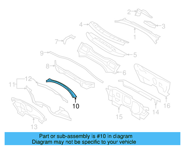 Reinforcement 1K0-805-364 - View 6