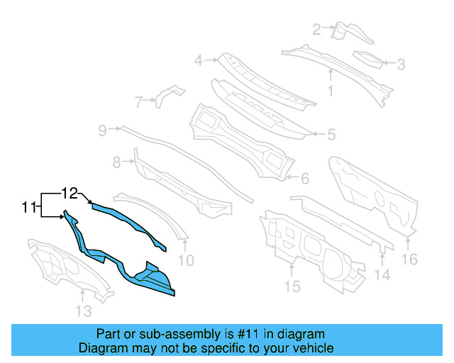 Frame Assembly 1K0-802-165-A - View 8