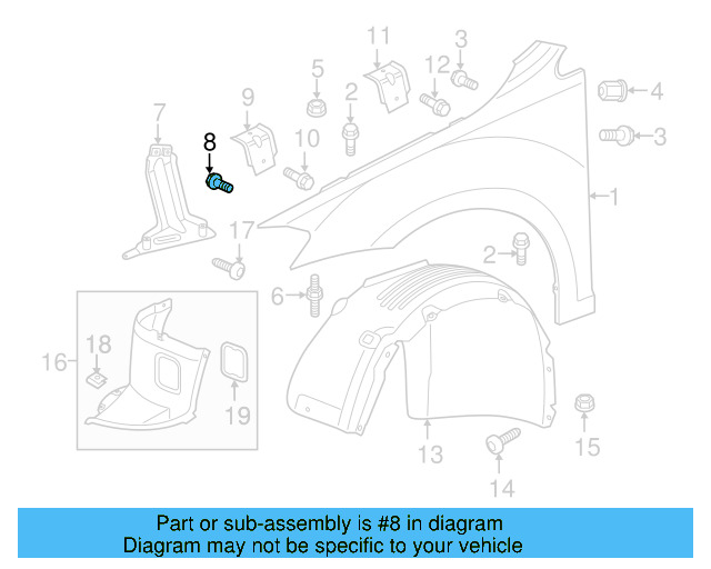 Fender Bolt N-100-091-10 - View 89
