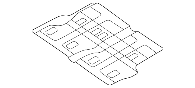 Center Floor Pan 7B0-802-217 - View 2