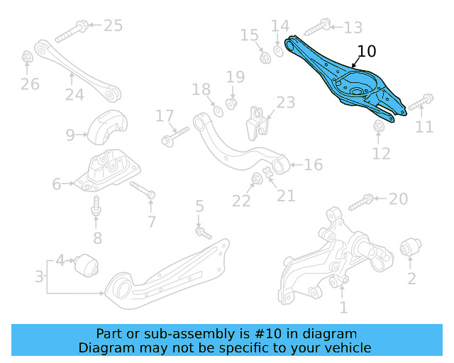 Lower Control Arm 3Q0-505-311-G - View 7