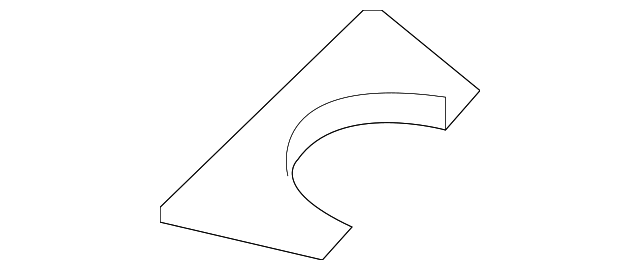 Console Body Rear Bracket 1C0-864-139-B - View 16