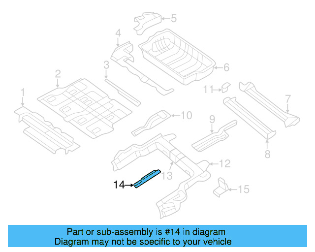 Rail Reinforced 7B0-813-327-A - View 3