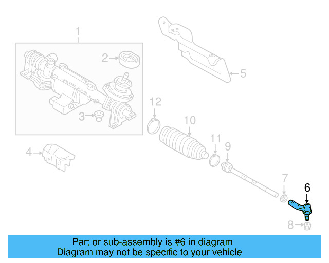 Outer Tie Rod 1K0-423-811-K - View 26