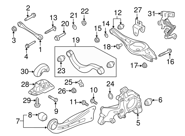 Trailing Arm 5Q0-505-224-D
