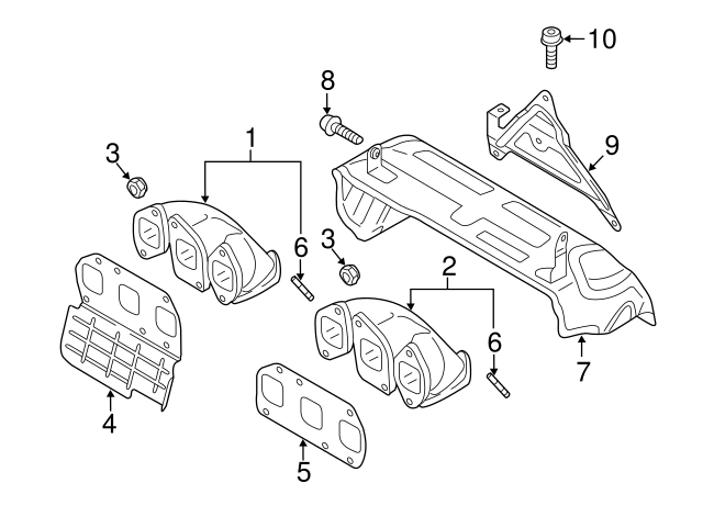 Lower Guide Rear Bolt N-106-649-01 - View 10