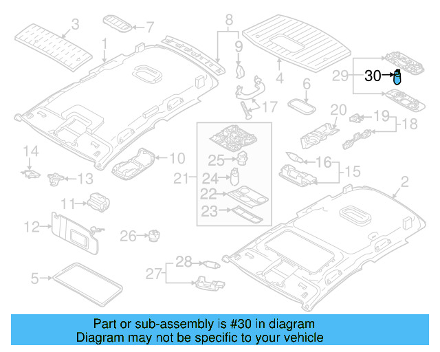 O'head Lamp Bulb N-017-753-5 - View 34