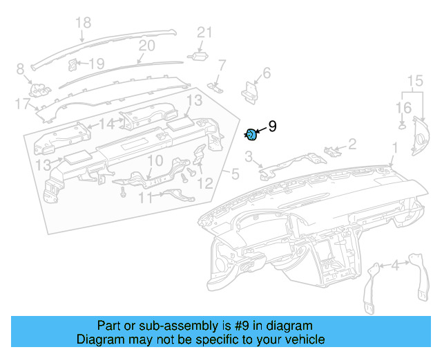 Adjuster 3D0-857-049-A - View 3