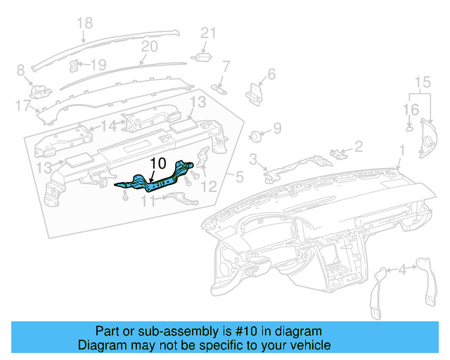 Center Reinforced 3D1-857-056 - View 7
