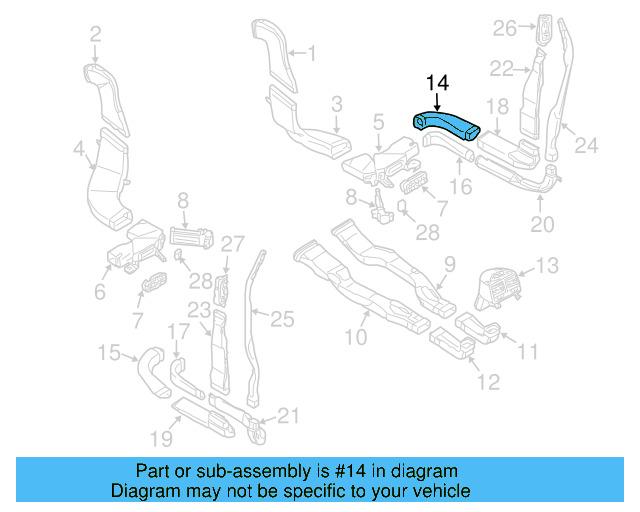 Supply Duct 3D0-819-120 - View 3