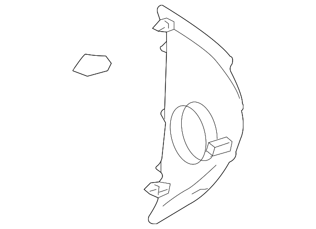 Side Cover 3D0-858-035-A-6C3 - View 2