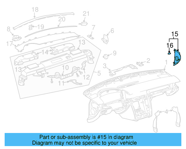 Side Cover 3D0-858-035-A-6C3 - View 3