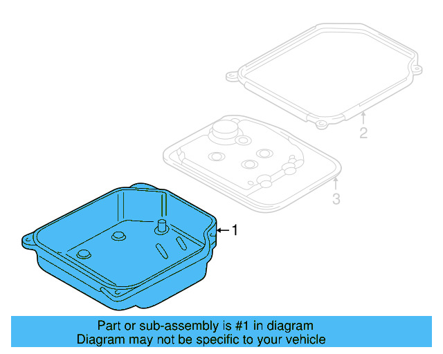 Transmission Oil Pan 01M-321-359 - View 9