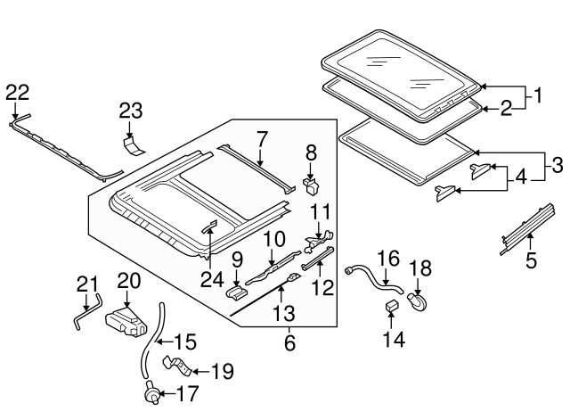 Deflector Mount Kit 8D5-898-671-A - View 34
