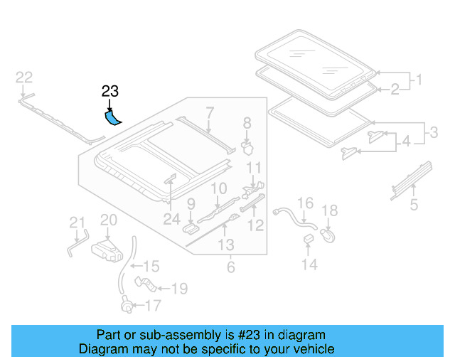 Deflector Mount Kit 8D5-898-671-A - View 52