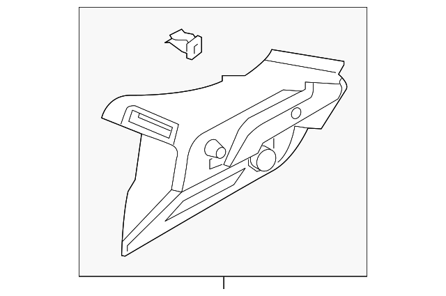 Upper Quarter Trim 5C5-867-762-A-82V - View 3