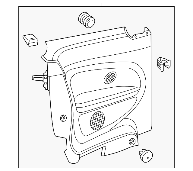Lower Quarter Trim 5C5-867-043-FB-UFP - View 2