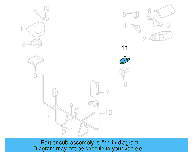 Ft Impact Sensor 6Q0-909-606-H - View 6