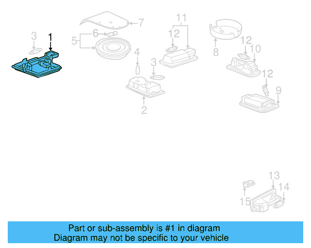 Interior Lamp 191-947-111-B - View 5