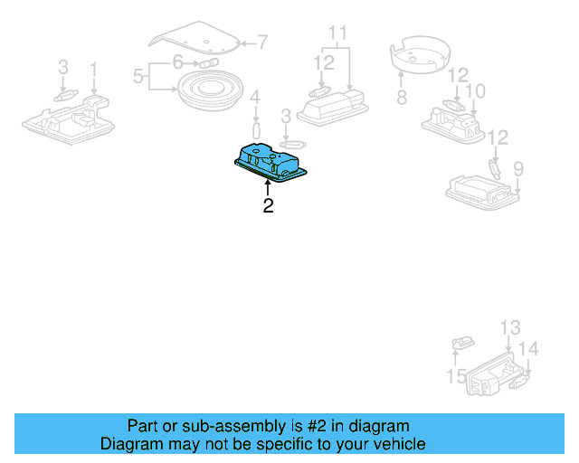 Interior Lamp 191-947-111-B - View 7